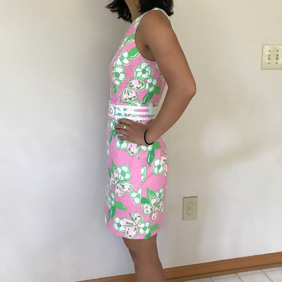 Lilly Pulitzer pink & green dress - Picture 4 of 4